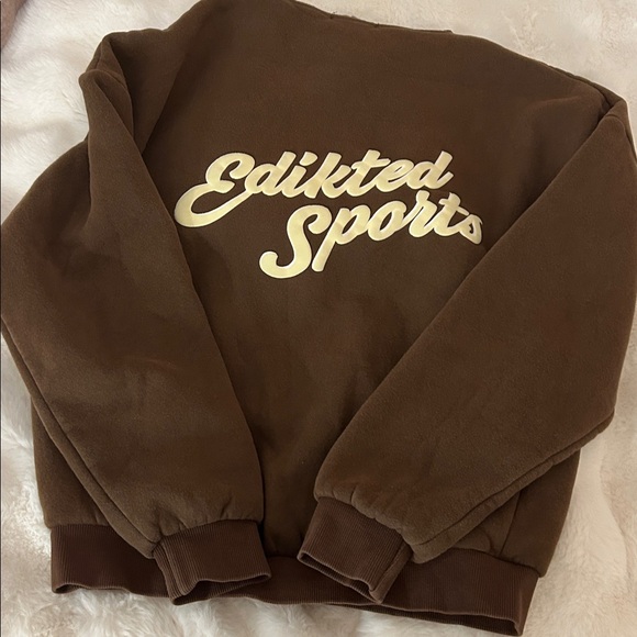 Edikted brown hoodie - Picture 4 of 4